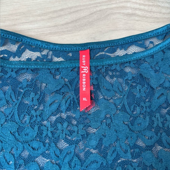 Ruby Ribbon Lingerie Tank - Picture 4 of 7